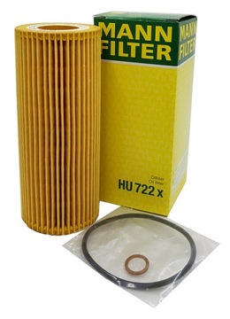 MANN FILTR OLEJU HU722X BMW 3 E46 E90 1 E87 E81 5 E60 520D M47