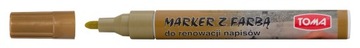Marker olejowy do nagrobków TOMA TO-448 złoty