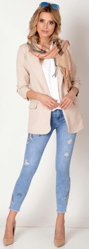 Женская куртка-пиджак на подкладке 4XL/48