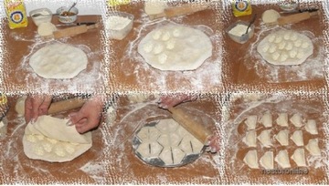 МАШИНА ДЛЯ ПЕЛЬЦЕВ USZEK PIEROGI 14шт. ДАВЛИТЕЛЬ ДЛЯ ТЕСТА PIEROŻNICA #28