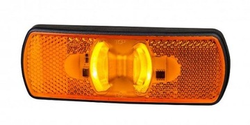 Lampa obrysowa LED obrysówka POMARAŃCZOWA BOCZNA