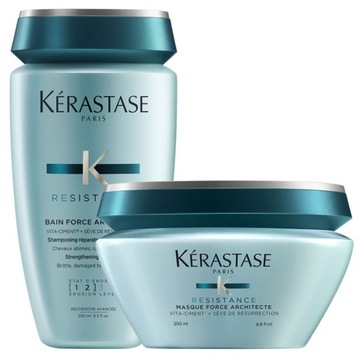 KERASTASE CEMENT ARCHITECTE ZESTAW KĄPIEL MASKA