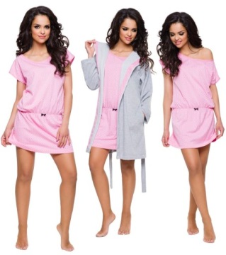 СВОБОДНАЯ НОЧНАЯ РУБАШКА POTTIC, КОРОТКИЙ РУКАВ L