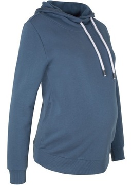 O2003 BLUZA CIĄŻOWA Z DUŻYM KOŁNIERZEM r.52/54