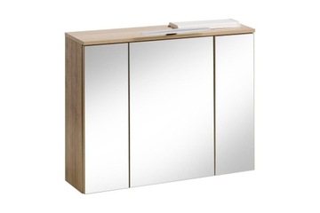 SZAFKA ŁAZIENKOWA Z LUSTREM 80 CM REMIK RIVIERA