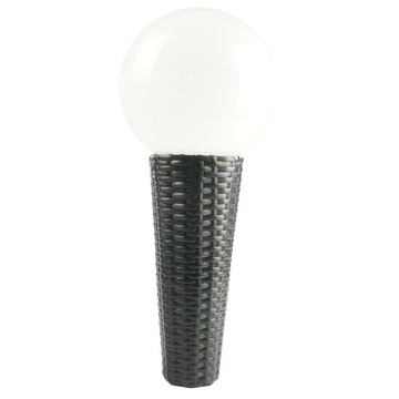 Lampa ogrodowa kula solarna 57 cm technorattan
