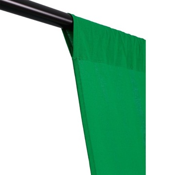 TŁO FOTO zielone GREEN SCREEN 3x6m BAWEŁNA muslin