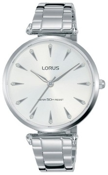 Stalowy zegarek damski na bransolecie Lorus RG245PX9 +Box + Grawer