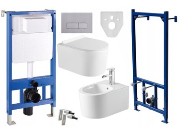 MEXEN ZESTAW SOFIA STELAŻ MISKA WC DESKA BIDET