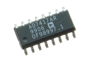 AD7417AR, 4 x A/C + temperatura, SMD