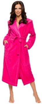 Бамбук длинный женский халат с капюшоном m