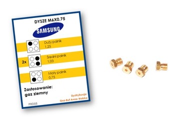 DYSZE SAMSUNG gaz ziemny miejski PŁYTA KUCHENKA