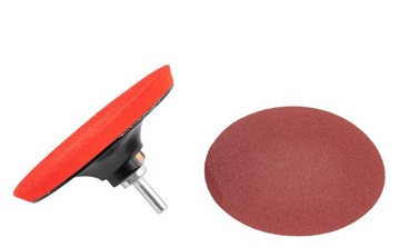 АДГЕЗИОННЫЙ ДИСК ДЛЯ ШЛИФОВАНИЯ НАЛИЧНОЙ БУМАГОЙ 125мм