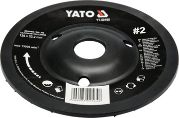 Косой рашпиль по дереву 125 мм № 2 YT-59165 YATO.