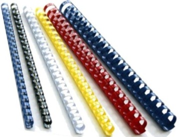 Grzbiety do bindowania 25mm / 50 szt Opus Białe