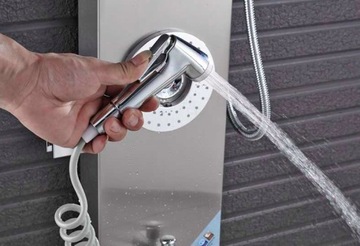 Светодиодная душевая панель водопадный душ