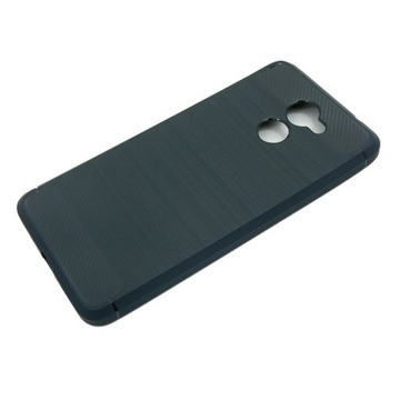 ETUI Carbon LUX do Huawei Y7 TRT-LX1 granatowy
