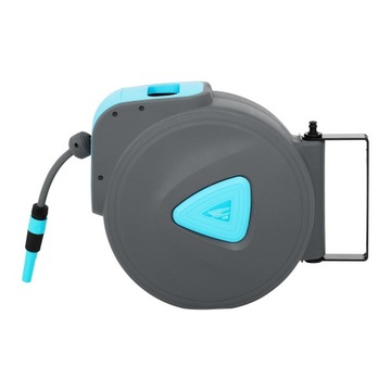 Автоматическая настенная катушка с садовым шлангом 30 м + 2 м 1/2 дюйма