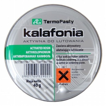 L032 KALAFONIA AKTYWNA DO LUTOWANIA 40g CZYSTOSC!