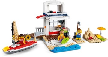 LEGO CREATOR 31083 ДОМ НА ПЛЯЖЕ КОРАБЛЬ МОТОРНАЯ ЛОДКА!