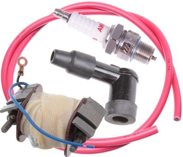 КАТУШКА, ШПИК, ВИЛКА, ПРОВОД, РОМЕТ, КОМАР, КОЛЬЦО МОТОРА