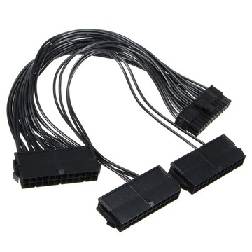 Triple PSU Adapter Kabel 3 zasilacze add2psu 24pin