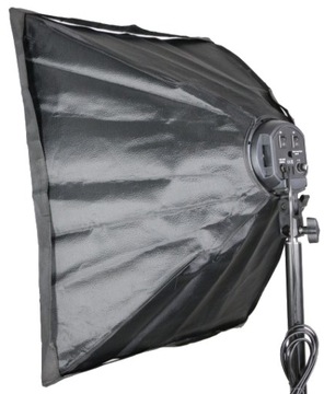 НЕПРЕРЫВНЫЙ СВЕТ 4x ЛАМПОЧКА + СОФТБОКС 50x70 + ШТАТИВ