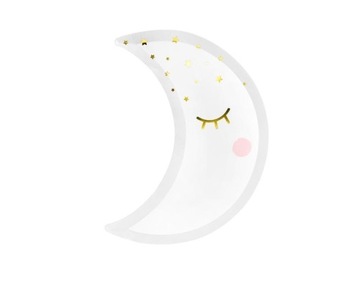 TALERZYKI papier TALERZYK Little Star - Księżyc