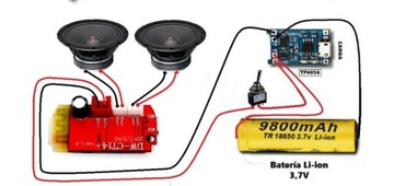 Аудиоусилитель 2x3 Вт с Bluetooth — DW-CT14+