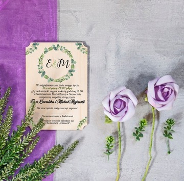 ДЕРЕВЯННЫЕ приглашения на свадьбу ВЫКРОЙКИ П