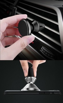 UCHWYT DO AUTA MAGNETYCZNY KRATKĘ HOLDER ALUMINIUM