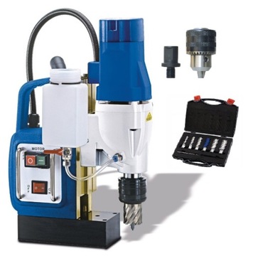 Wiertarka magnetyczna METALKRAFT MB 502 E zestaw
