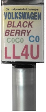 VW LL4U C0C0 BLACK BERRY LAKIER ZAPRAWKA DO RYS