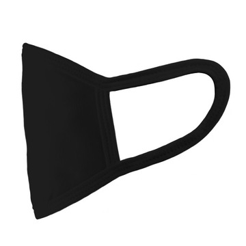 ХЛОПКОВАЯ МАСКА ЧЕРНАЯ УЛИЧНАЯ МАСКА 1 шт.