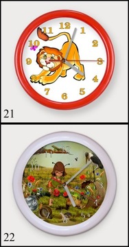 Детские настенные часы BAJKI, имя бесплатное PL