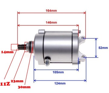ЭЛЕКТРОСТАРТЕР 11Z QUAD ATV 150 200 250 4T