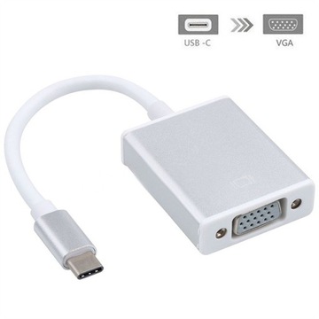 Adapter USB-C 3.1 do VGA Macbook S8 S9