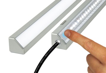 OŚWIETLENIE LED PODSZAFKOWE KĄTOWE NA WYMIAR 1m