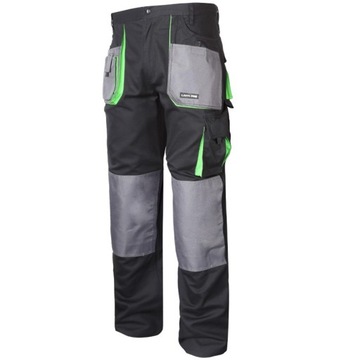SPODNIE CZAR.-ZIEL. 100% BAWEŁNA, XL (56), CE,