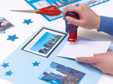 Клей для офиса в клейких марках tesa Stamp 1100 шт.