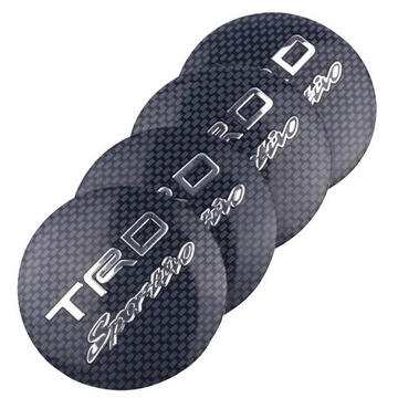 LOGO Emblemat na dekielki kapsle TRD Toyota 56mm