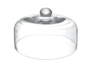 Стеклянный купол для копчения еды на тарелке