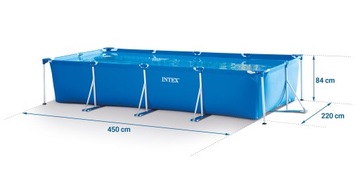 INTEX FRAME GARDEN POOL 450x220 комплект 16в1