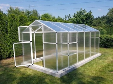 SZKLARNIA OGRODOWA TUNEL POLIWĘGLAN WZMOCNIONA 4,2