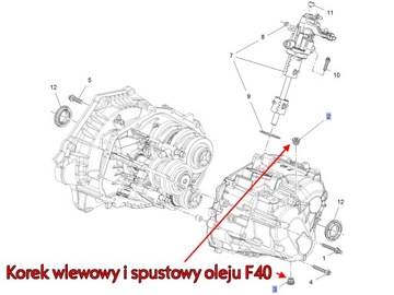 ПРОБКА КОРОБКИ КОРОБКИ КОРОБКИ КОРОБКИ ПЕРЕДАЧ F40 M32 СЛИВНАЯ ЗАПРАВКА OPEL