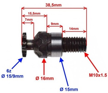 МИНИ-КАРМАННЫЙ ВЕЛОСИПЕД квадроцикл ATV ВЫХОДНАЯ ЗВЕЗДОЧКА 6Z T8F