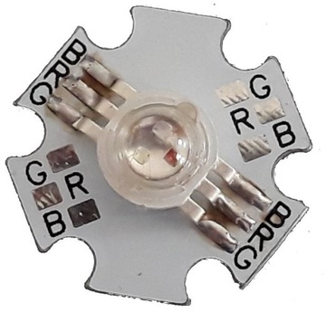 POWER LED 3W EPILEDS RGB на печатной плате