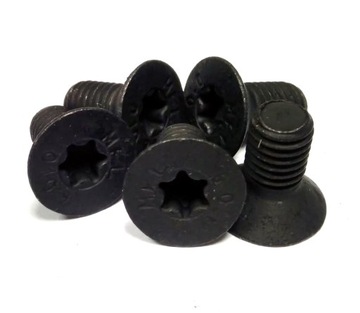 Śruba stożkowa czarna M8x20 torx czarny ocynk 5sz
