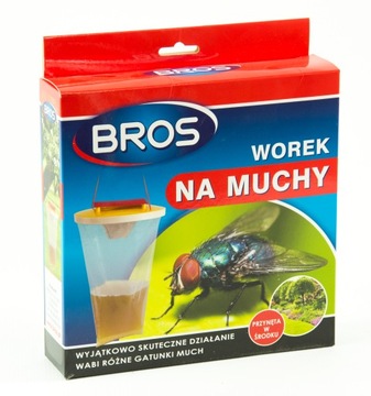 BROS WOREK NA MUCHY SKUTECZNA PUŁAPKA PRZYNĘTA