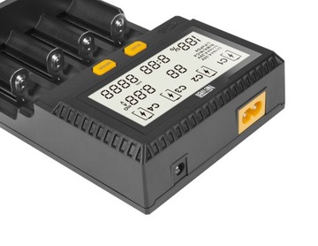 Интеллектуальное зарядное устройство для литий-ионных аккумуляторов Newell C4 18650 AA AAA